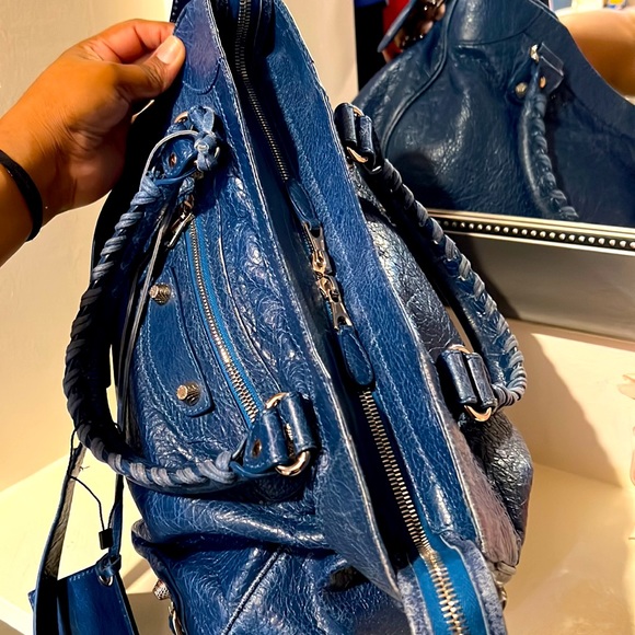 Balenciaga Blue Crossbody Bag - Picture 3 of 12